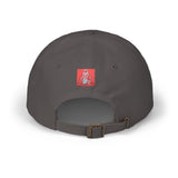 Dad Cap with Red Retro Santa Embroidered Patch
