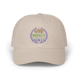 God Money Power- Embroidered Dad Cap