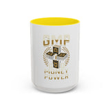 Money Power Accent Coffee Mug — GMP Cash Stack Design (11/15 oz)