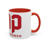 GMP Coffee Mug — Good Money Power Red Accent Ceramic Mug (11/15oz)