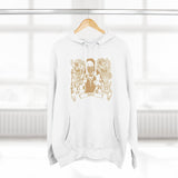 Hoodie — 'God, Money, Power' Vintage Crest Graphic Pullover