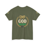GMP God Money Power Tee — Motivational Gold Laurel Graphic T-Shirt