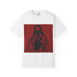 Jesus with Mask T-Shirt — "God Money Power" Graphic Tee