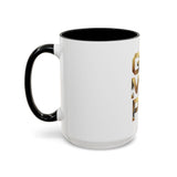 Coffee Mug — G.M.P. (God Money Power) Gold Accent Ceramic Mug