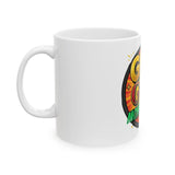 GMP God Money Power Ceramic Mug (11oz & 15oz) – Bold Comic-Style Motivational Coffee Cup