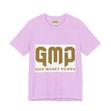 GMP "God Money Power" Graphic Tee — Inspirational Faith & Prosperity Shirt