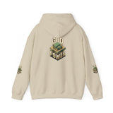 God Power Hoodie — Vintage Stack of Cash Faith Graphic Hooded Sweatshirt