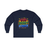 God Money Power Long Sleeve Tee — Inspirational Faith & Wealth Graphic Shirt