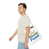 God Money Power Tote Bag — Inspirational Faith & Prosperity Canvas Tote
