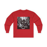 Angel Of Death Long Sleeve Tee — Dark Fantasy Angel & Serpent Graphic