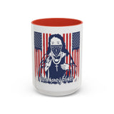 God, Money, Power Coffee Mug — Patriotic Street Art Accent Mug (11/15oz)
