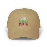 God Money Power- Dad Cap — Embroidered Fist Hat