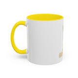 Accent Coffee Mug — "God Money Power" Crown & Wealth Icon Ceramic Mug (11/15oz)