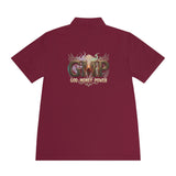 GMP God. Money. Power. Logo Polo