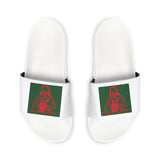 Slide Sandals with Red Panther Graphic — Men's Removable-Strap Slides