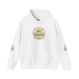 God Money Power Hoodie – Gold Globe Graphic Religious Streetwear