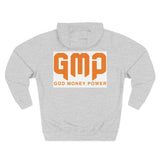 GMP "God Money Power" Hoodie — Bold Orange Streetwear Fleece