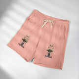 God Money Power Graphic Sweatshorts — Lightweight Fleece Casual Shorts