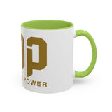 GMP Coffee Mug — "Good Money Power" Accent Ceramic Mug (11/15oz)