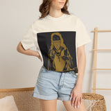 Religious Icon Graphic T‑Shirt — "God Money Power" Vintage Streetwear