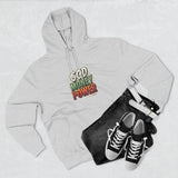 God Money Power Hoodie — Retro Bold Graphic Pullover
