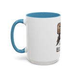 GMP ‘God Money Power’ Accent Coffee Mug - Bold Eagle Graphic 11/15oz