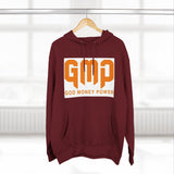 GMP "God Money Power" Hoodie — Bold Orange Streetwear Fleece