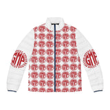 GMP Red Logo All-Over Print Puffer Jacket