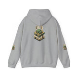 God Power Hoodie — Vintage Stack of Cash Faith Graphic Hooded Sweatshirt