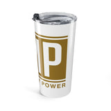 20oz Stainless Tumbler — 'GM' Gold Money Power Logo Travel Mug