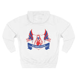 God Money Power Hoodie — Patriotic Faith-Inspired Graphic Hoodie