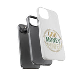Phone Case — "God Money Power" Inspirational Religious Design