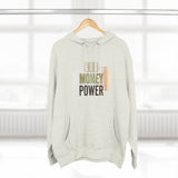 God Money Power Hoodie — Three-Panel Fleece Graphic Hoodie