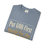 Put GOD First Hustle For The MONEY Graphic T-Shirt