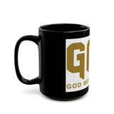 GMP Gold Logo Black Coffee Mug — Good Money Power 11oz & 15oz