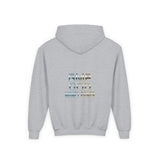 Youth Hoodie — GMP GOD Money Power Metallic Graphic Pullover