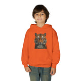 Tiger 'God Money Power' Youth Hoodie — Bold Graphic Pullover for Kids