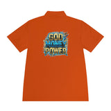God Money Power Polo Shirt — Men's Graphic Sport Polo