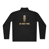 Quarter-Zip Pullover — Gold Block 'GMP' Logo with "Go. Walk. Power." Back Print
