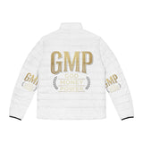 Puffer Jacket — GMP (God Money Power) Gold Logo Insulated Coat
