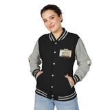 Letterman Jacket — 'God Money Power' Retro Varsity Jacket