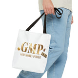 GMP "God Money Power" Gold Logo Tote Bag