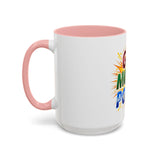 God Money Power Accent Coffee Mug — Inspirational Faith & Prosperity Gift (11/15oz)