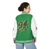 Gold Script 'GVD Get Money' Letterman Jacket