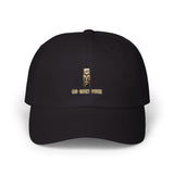 Dad Cap — God, Money, Power Embroidered Baseball Hat