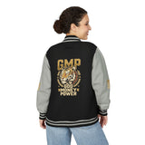 Letterman Jacket — GMP Gold Money Power Rose Varsity Jacket