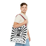 Iconic Madonna Tote Bag — 'God Money Power' Graphic All-Over Print