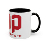 GMP Coffee Mug — Good Money Power Red Accent Ceramic Mug (11/15oz)