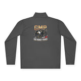 GMP Eagle Quarter-Zip Pullover — "God Money Power" Graphic