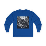 Angel Of Death Long Sleeve Tee — Dark Fantasy Angel & Serpent Graphic